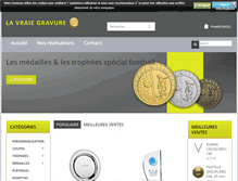 Tablet Screenshot of la-vraie-gravure.fr